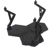 pistro Action Base Display Stand Rack for 1/144 RG MG Models - Black DIY Model Kit Accessories, Adjustable Holder 21x21x18.5cm