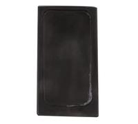 pistro Black Rectangle Inkstone Ink Stone for Chinese Japanese Calligraphy and Painting