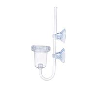 pistro CO2 Diffuser for Aquarium with Suction Cups & Check Valve - Clear Water Plant Diffuser for Easy CO2 System Installation- M