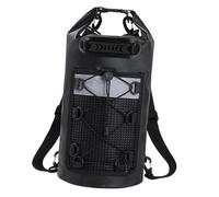 pistro Dry Bag Storage Bag 10L IPX6 Waterproof Sturdy Lightweight with Handle for Beach Kayaking Swimming Rafting Travel- Black