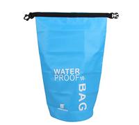 pistro Dry Bag Waterproof Lightweight Heavy Duty Dry Sack with Roll Top Closure for Camping Kayaking Rafting Boating Swimming Hiking Beach Fishing- Blue 10L