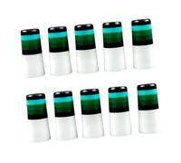 pistro Golf Club Ferrules 10 Pack - Compatible with Sand & Pitching Wedges, PP Material, Colorful Shaft Covers for Club Repair & Customization