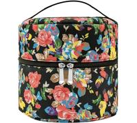 pistro Oil Diffuser Carrying Case, Portable Essential Oil Storage Bag for Humidifiers, Diffusers Aroma Oils, Compact Desk & Travel Organizer, 7.87''x7.48'' for Bedroom & Hotel