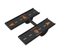 pistro RC Car Jump Ramp Professional Adjustable Slope for 1/8 1/10 1/12 1/14 1/16 Scale RC Cars 13.78x12.60x2.76inch