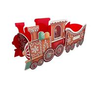 pistro Santa's Gift Train Holiday DIY Party Centerpiece Christmas Decor PLA Material 21.26x17.72x2.36in