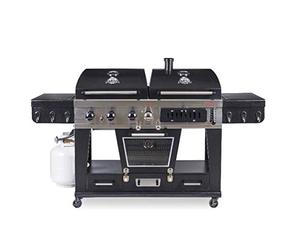 Pit Boss Memphis Ultimate Combo Gas and Charcoal BBQ/Smoker PBMEMU1 PLUS COVER AND REGULATOR KIT