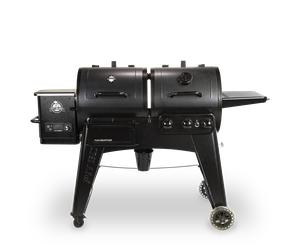Pit Boss Navigator 1230 Pellet Smoker and 3 Burner Gas Combo BBQ Grill PB1230CN