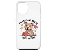 Pit Bull Coffee Quote - Sarcastic Pittie Attitude Case for iPhone 12/12 Pro