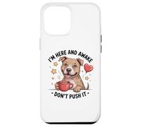 Pit Bull Coffee Quote - Sarcastic Pittie Attitude Case for iPhone 12 Pro Max