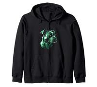 Pit Bull Geometric Zip Hoodie