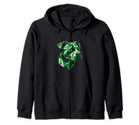 Pit Bull Geometric Zip Hoodie