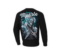 Pit Bull Hooded Sweatshirt Santa Muerte Crewncek Black