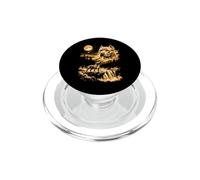 Pit Bull Howling To The Moon American Pit Bull Terrier PopSockets PopGrip for MagSafe