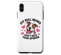 Pit Bull Mama Funny Pittie Dog Mom Sarcastic Pitbull Case for iPhone XS Max