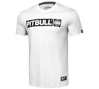 PITBULL - Mens T-Shirts Hilltop Basic, Classic Regular Fit Men's T-Shirts, Cotton Mens T-Shirt, Gym T-Shirts Men, Mens T Shirt for Summer, T-Shirts for Men Round Neckline - XL, Weiß