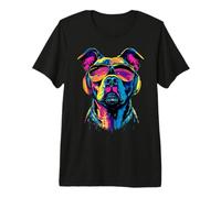Pit Bull with Sunglasses Pittie American Pit Bull Terrier Premium T-Shirt