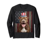 Pit Bulls Bull Dog Pitties QuarterMillennium Long Sleeve T-Shirt