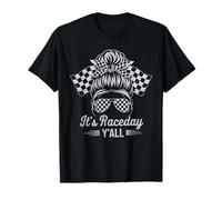 Pit Crew Costume Car Racing Tshirt Auto Car Race Women T-Shirt