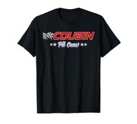 Pit Crew Cousin Racing Car Family Matching Birthday Party T-Shirt