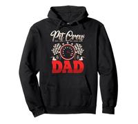 Pit Crew Dad Race Car Racing Birthday Party Pullover Hoodie
