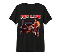Pit Life Pit Masters Design Great for Smokers Premium T-Shirt