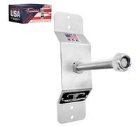 Pit Posse 802 Spare Tire Mount Kit Enclosed Cargo Trailer Carrier Holder Bracket Wall Mount Aluminum - Universal Fit - Will Declutter Your Space