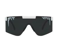 Pit Viper Sunglasses I The Original 2.0 I Regular Fit I 100% UV Lens, Indestructible Frame I Turbo Adjustable for Perfect Fit I Micro Fiber Bag & Retainer Straps I Smoke Lens, White Frame