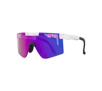 Pit Viper - Sunglasses - The LA Brights Original Wide HDPV Polarized Pink Purple - White White one size