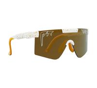 Pit Viper The Bel Air Original Narrow Polarized Sunglasses HDPV Polarized Gold/CAT3 White Splatter