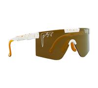 Pit Viper The Bel Air Original Wide Polarized Sunglasses HDPV Polarized Gold/CAT3 White Splatter