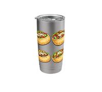 Pita Pitta Mediterranean Middle East Bread Stainless Steel Insulated Tumbler