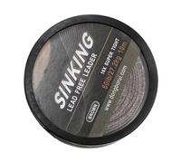 Pitadue 10m/60lb Light Weight Sinking Fishing Leader Highly Density Tightwoven 16 Strands Braided Line for Secure Hook Attachments Highly Density Sinking Leader Line