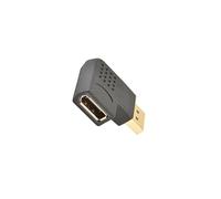 Pitadue 1920x1080 HDTV-compatible 1.4 Male To Female Right-Angled Adapter 90-Degree Bend For Easy Cable Management