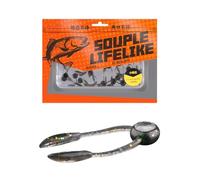 Pitadue 20pcs Fishing Soft Lures High Tear Resistance Simulation Baits Still Flowing Water Environment Fishing Soft Lures