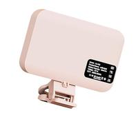 Pitadue 60 LED Phone Clip Light With 3 Color Temperatures 10 Levels Rotation Transportable USB CREATE Rechargeable For Selfportrait Photography Phone Selfportrait Against Mistouch Selectors