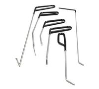 Pitadue 6Pcs Dent Repair Kits Stainless Steel Push Rods Dent Removal Tools Dent Repair Crowbars Kits