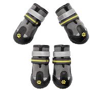 Pitadue AntiSlip Dog Boot for Small to Large Breeds Waterproof Paw Protectors with Reinforced Soles for Rough Terrains 4PCS / Set Antislip Pet Shoes