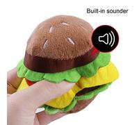 Pitadue Dog Plush Toy Soundable Chew Toy Interaction Puppy Aggressive Chewer Training Toy Dog Squeak Toy Puppy Indoor Toy