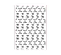Pitadue Embossing Folder Grids Background Template for Paper Fabric Art Projects Crafting Tool Stencil Grid Background Folder for Making