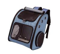 Pitadue Foldable Pet Carrier Backpack with Extendable Space for Cats Small Dogs Vet Visits Outdoor Adventures Thin Dog Carrier