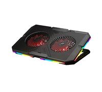 Pitadue Gaming Laptop Cooler Turbo Fan 7 Heights Notebook Cooling Base 2 USB Port Fits 11-18 Inches Turbo Fan