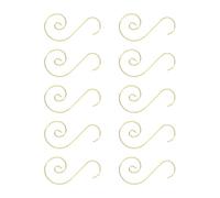 Pitadue Heavy Duty Rusts Proof S Hooks for Christmas Tree Ornaments Secure Hanging 50mm Stainless Steel Hangers Ornament Hooks