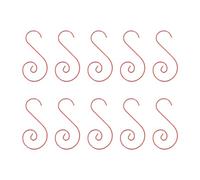 Pitadue Heavy Duty Rusts Proof S Hooks for Christmas Tree Ornaments Secure Hanging 50mm Stainless Steel Hangers Ornament Hooks