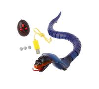 Pitadue Natural Sliding Snake Robot with 3 Frequency Channels and Swing Tail for Party Incidents and Activities IR Remote Control Snake