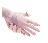 Pitadue Outdoor Sun Protections Gloves Ice Silk Driving Cycling Gloves Nonslip Lady Thin Bicycles Riding Glove Enduring Breathable Sport Gloves