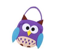 Pitadue Oversized Felt Candy Holder with Handle Seasonal Party Pumpkin Themed Storage Solution for Holiday Occasion Trick Or Treats Candy Bag