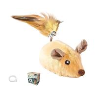 Pitadue Running Rolling Chew Resistant Plush Construction Simulates Prey Movement Encourages Play Energy Release Electric Running Toy Chew Proof Exercise Toy Moving