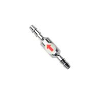 Pitadue Stainless Steel Way Check For CO2 Counter Check For For Air CO2 Line Tubing Regulator Diffuser Aquarium