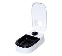 Pitadue Two Bowl Automatic Animal Feeder Programmable for 2 Days Maintains Food and Shielded From Pollutants Programmable Pet Food Bowl