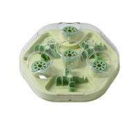 Pitadue Two Challenge Treat Dispenser with Moving Parts and Safe Design to Promote Activity Visible Treat Dispenser Toy